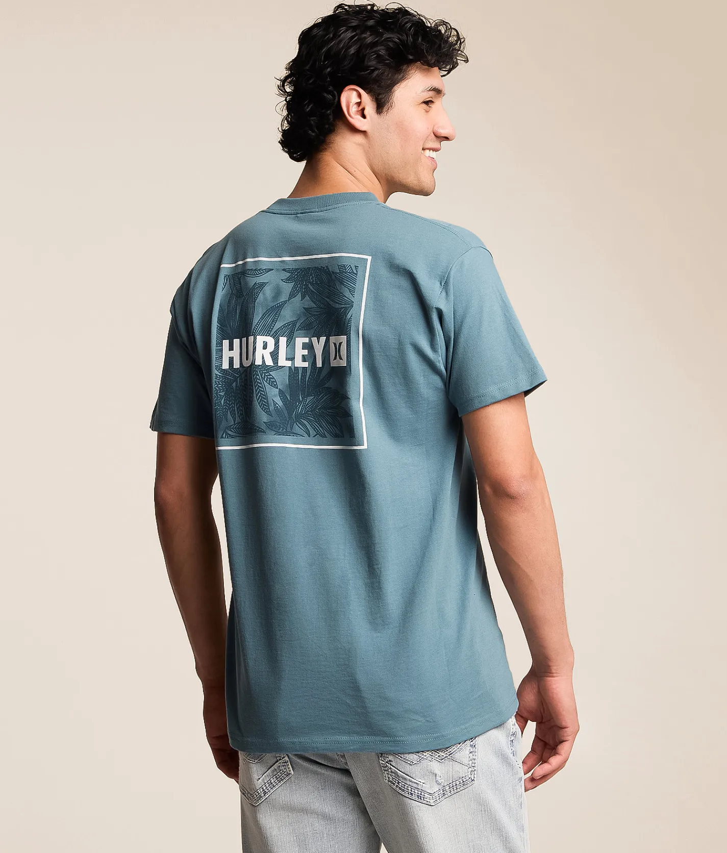 Tops|Graphic T-Shirts | Hurley Four Corners T-Shirt Ocean Blue