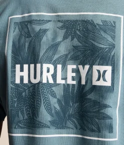Tops|Graphic T-Shirts | Hurley Four Corners T-Shirt Ocean Blue