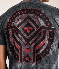 Tops|Graphic T-Shirts | American Fighter Foxpark T-Shirt Heather Grey Multi
