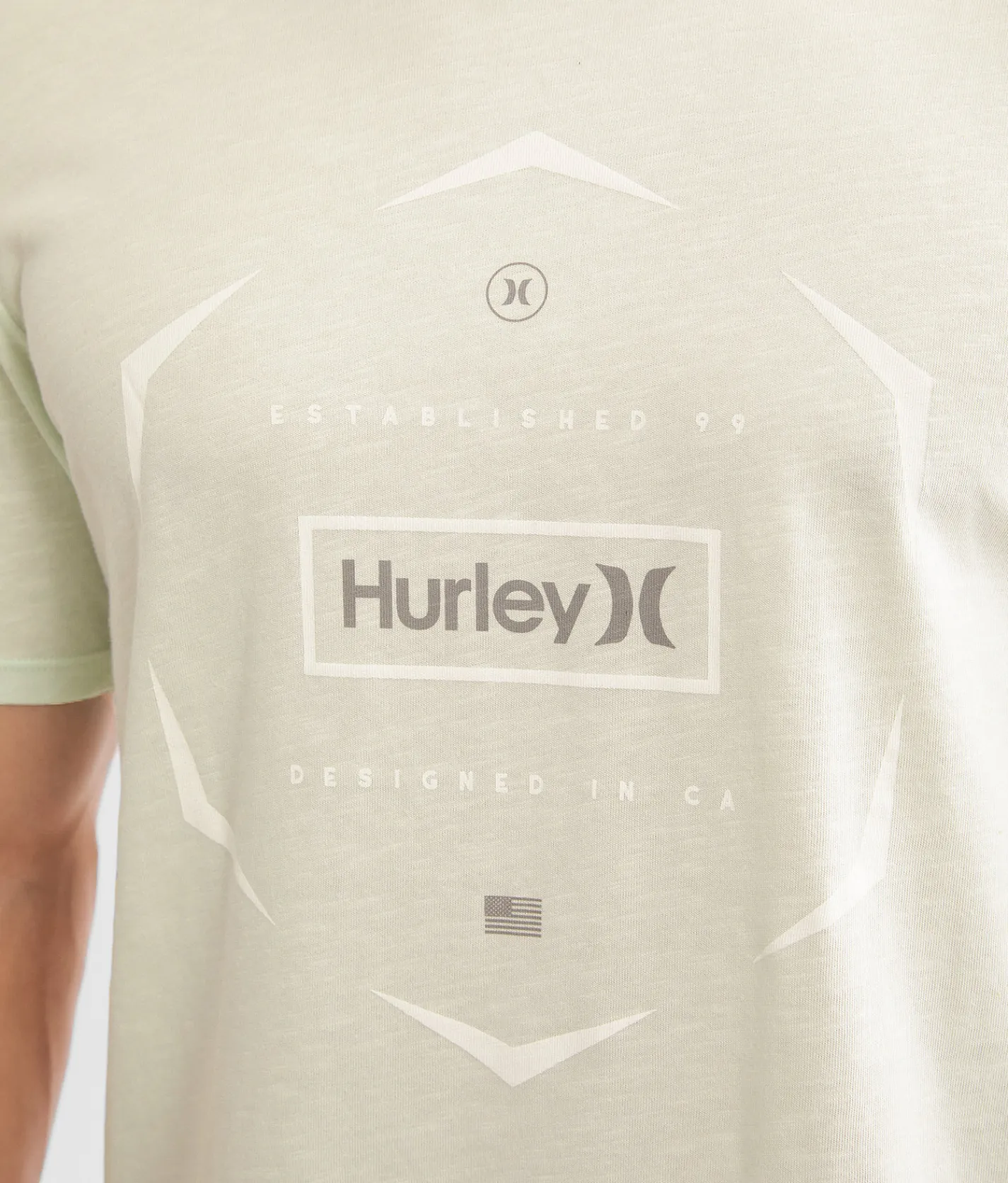 Hurley Fragmented T-Shirt Soothing Sea Online