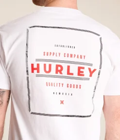 Tops|Graphic T-Shirts | Hurley Framed Out T-Shirt White
