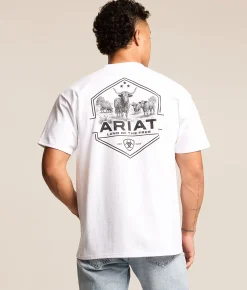 Ariat Frame Gaze T-Shirt White Hot