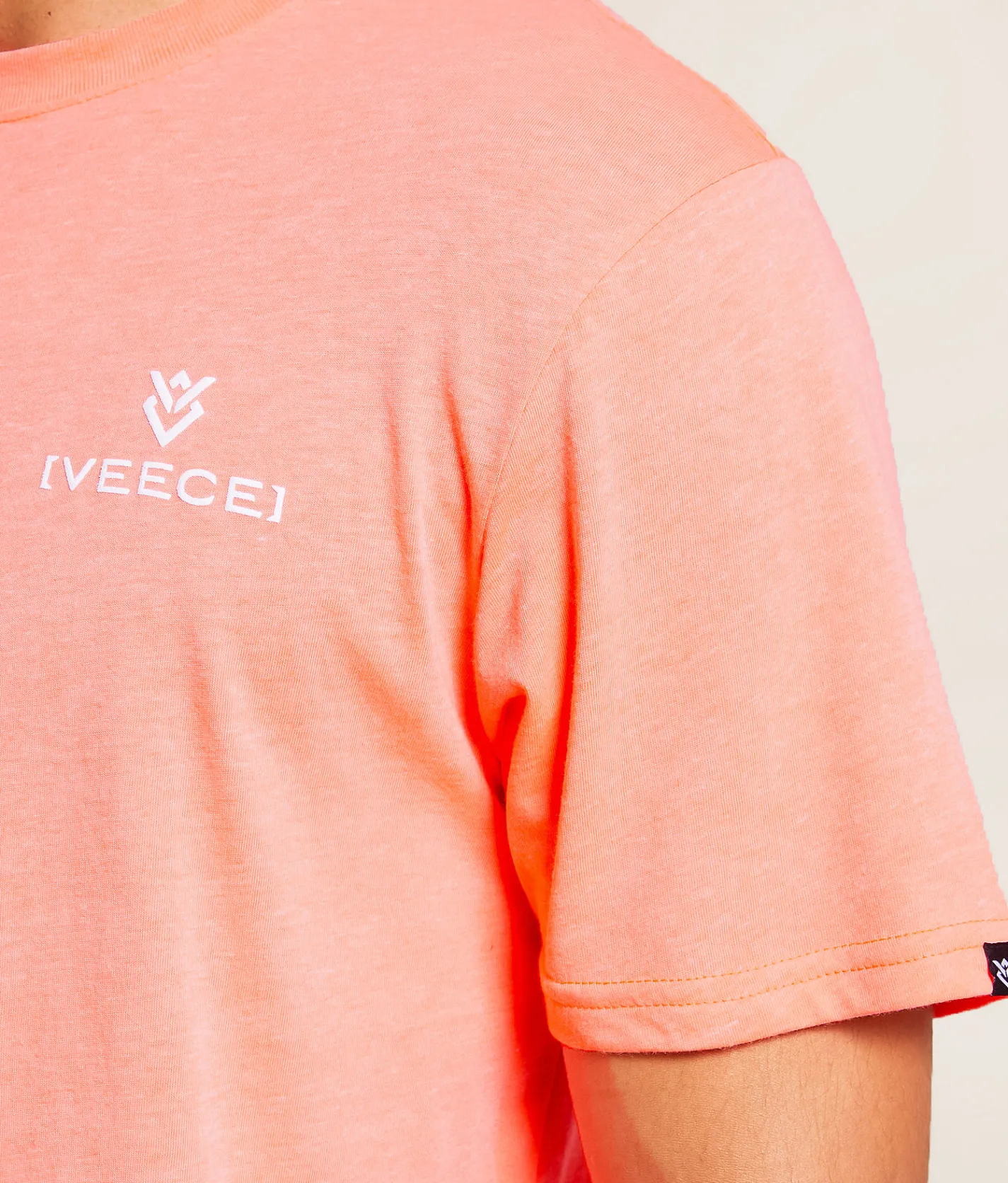 Tops|Graphic T-Shirts | Veece Framework Fade T-Shirt Neon Flamingo Pink