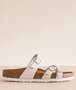 Shoes|Activewear | Birkenstock® Franca Leather Sandal Antique White