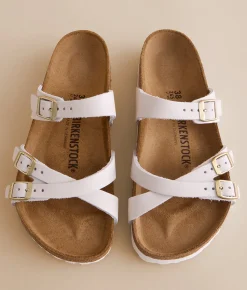 Shoes|Activewear | Birkenstock® Franca Leather Sandal Antique White