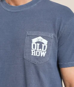 Tops|Graphic T-Shirts | Old Row Frat Composite T-Shirt Denim