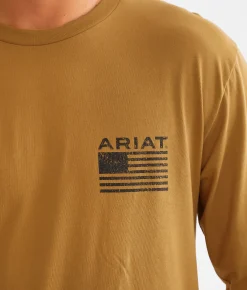 Graphic T-Shirts | Ariat Free Circle T-Shirt Harvest Gold