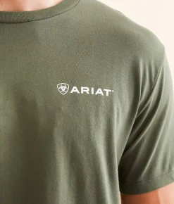 Ariat Freedom Circle T-Shirt Surplus Green Sale