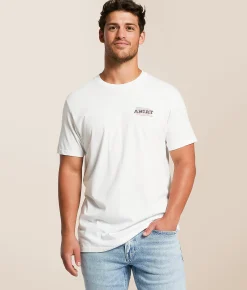 Tops|Graphic T-Shirts | Ariat Freedom Flow T-Shirt White