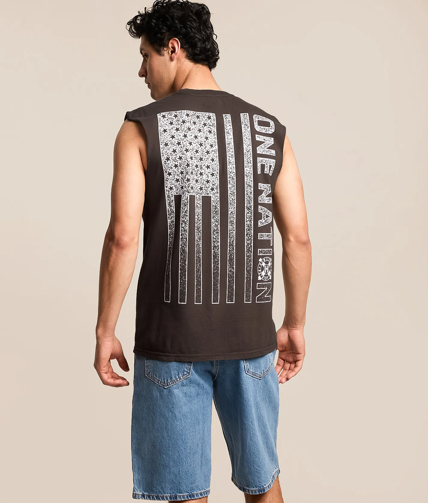Tops | Howitzer Freedom Muscle Tank Top Vintage Black