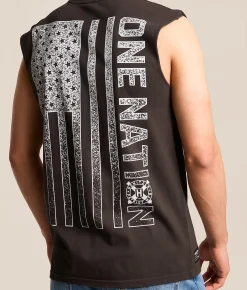 Tops | Howitzer Freedom Muscle Tank Top Vintage Black