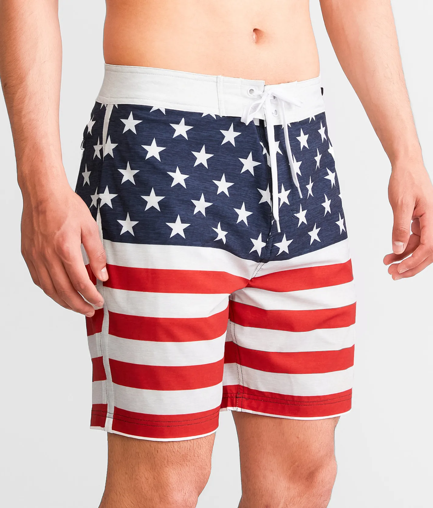 Howitzer Freedom Stretch Boardshort White Clearance