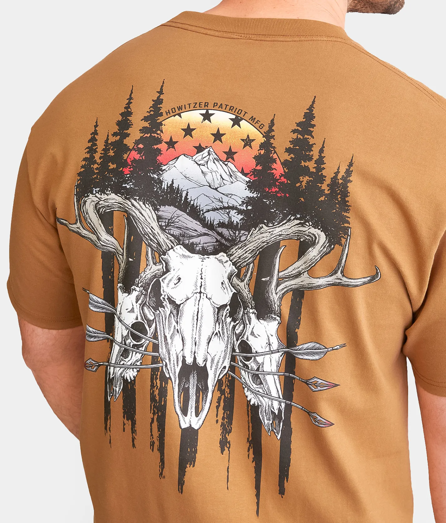 Howitzer Freedom Trail T-Shirt Brown Sugar Clearance