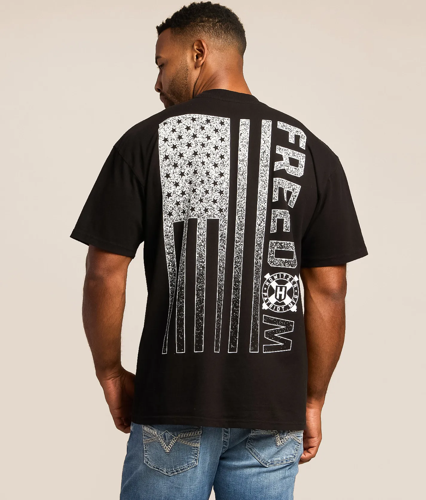 Tops|Graphic T-Shirts | Howitzer Freedom T-Shirt Black