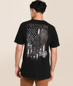 Howitzer Freedom T-Shirt Black Outlet