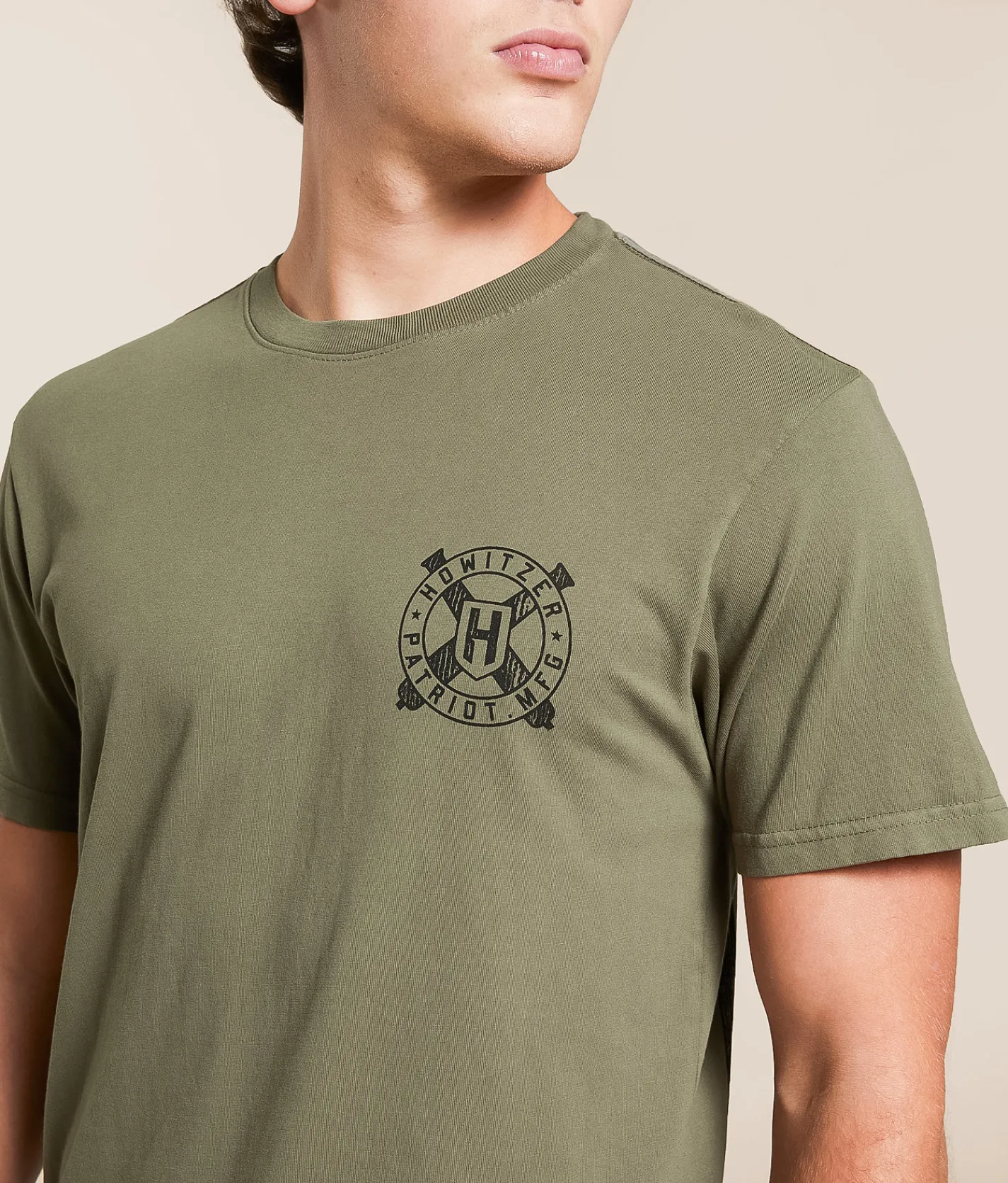 Tops|Graphic T-Shirts | Howitzer Freedom T-Shirt Tea Leaf