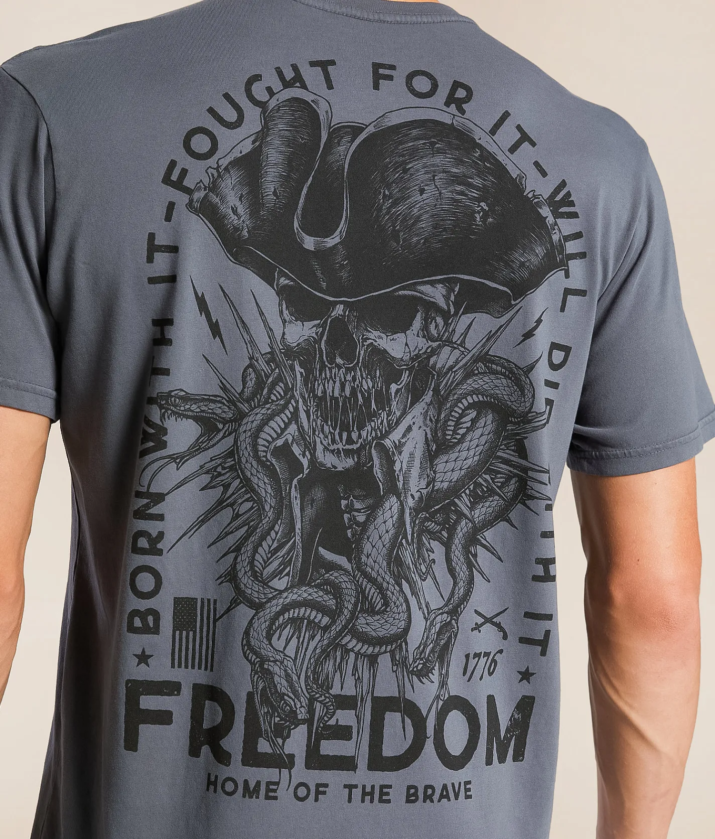 Tops|Graphic T-Shirts | Howitzer Freedom T-Shirt Turbulence