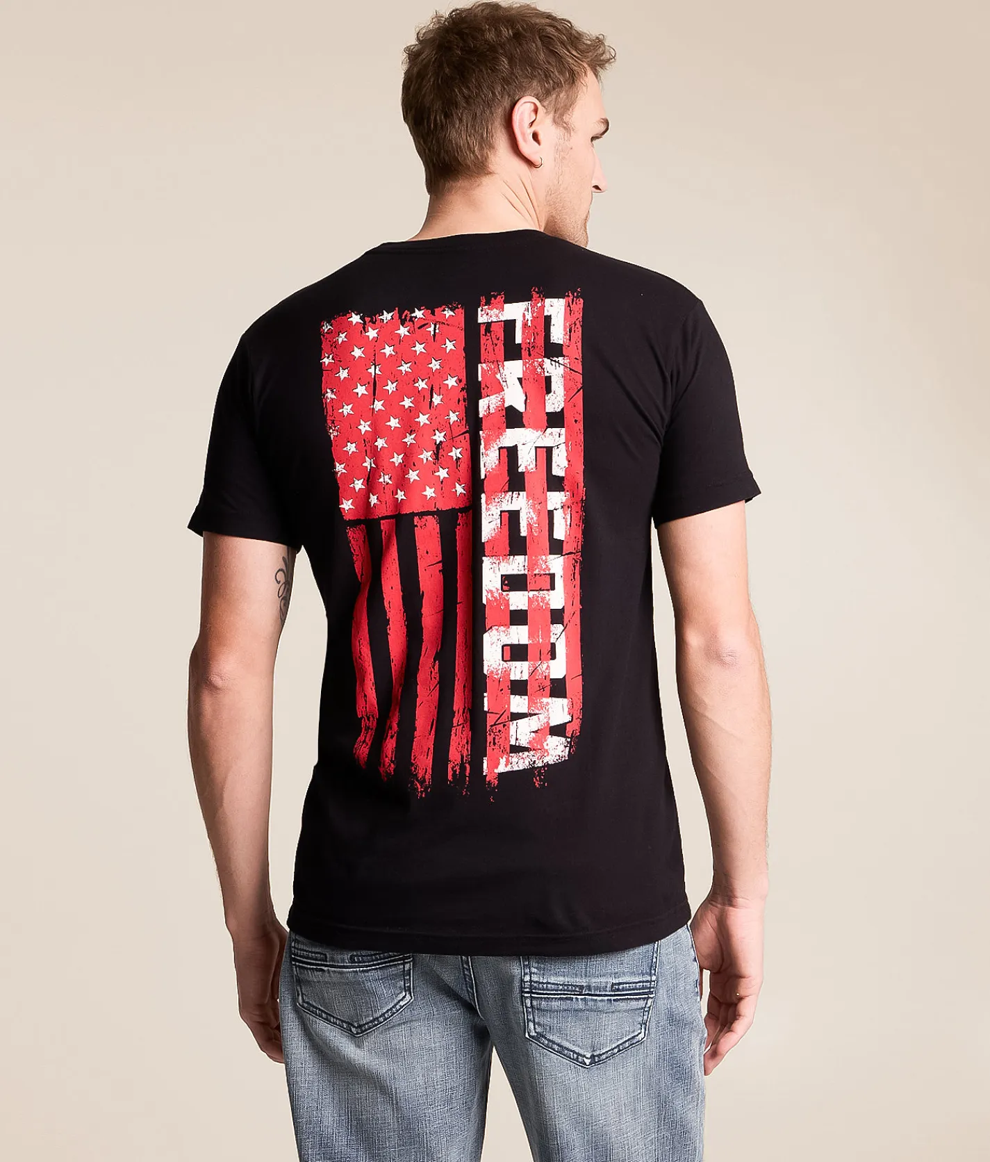Howitzer Free Flag T-Shirt Black Outlet