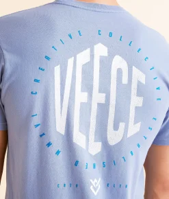 Graphic T-Shirts | Veece Free Form T-Shirt Ash Blue