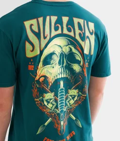 Graphic T-Shirts | Sullen Free Mind T-Shirt Atlantic Deep