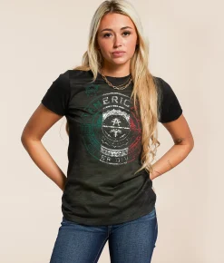 Tops | American Fighter Freemont T-Shirt Black Military Green