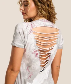 Affliction Free T-Shirt White Hot