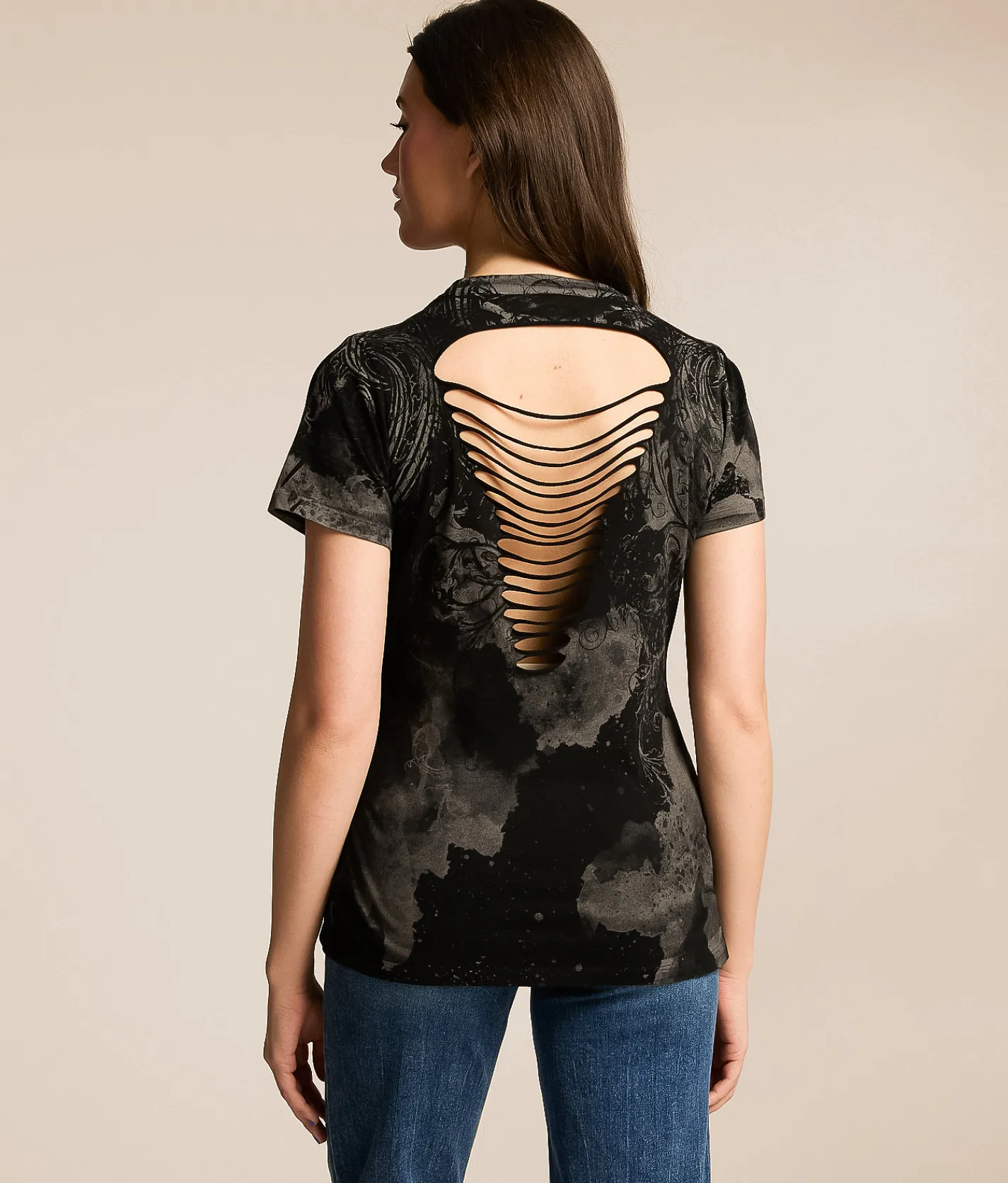 Affliction Free T-Shirt Black