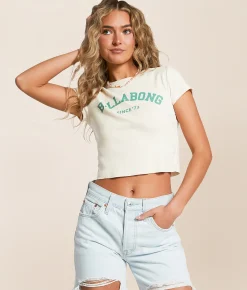 Tops | Billabong From Paradise Baby T-Shirt White Cap