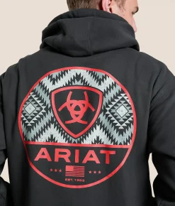 Ariat Frontier Circle Hooded Sweatshirt Phantom Sale