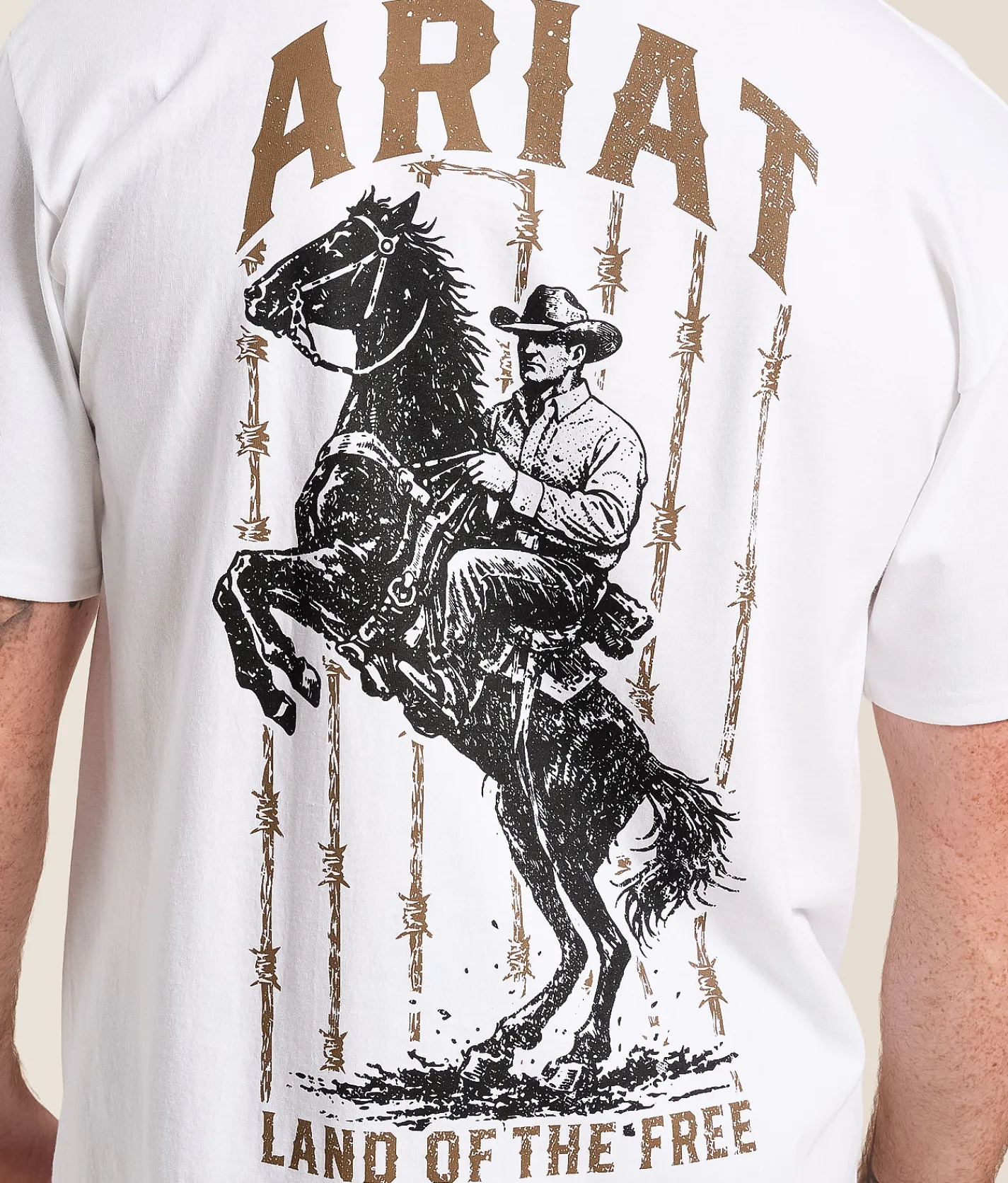 Ariat Frontier Patriot T-Shirt White Hot