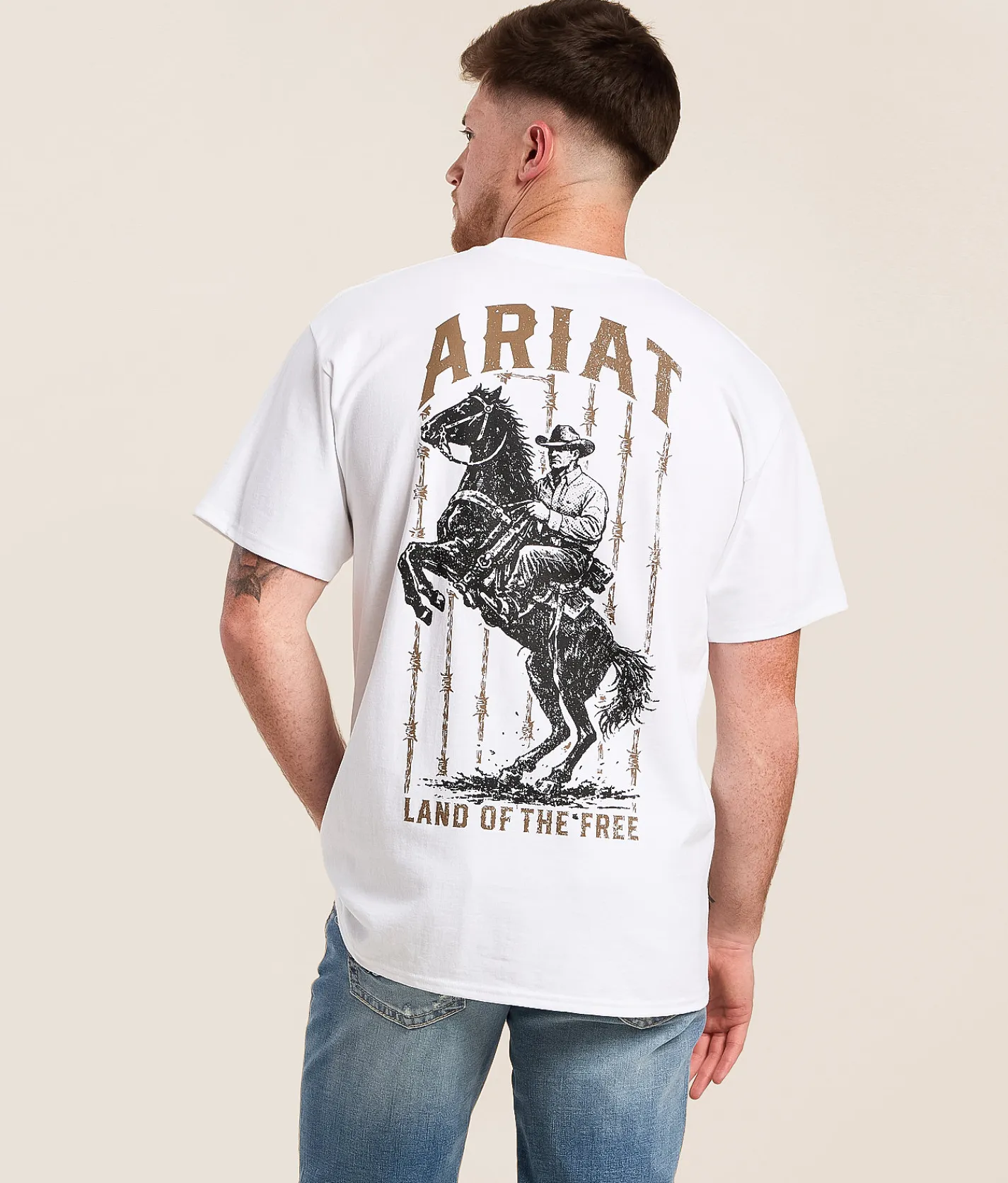 Ariat Frontier Patriot T-Shirt White Hot