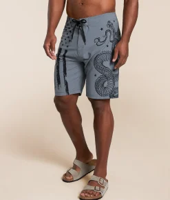 Bottoms | Howitzer Frostbite Stretch Boardshort Light Blue