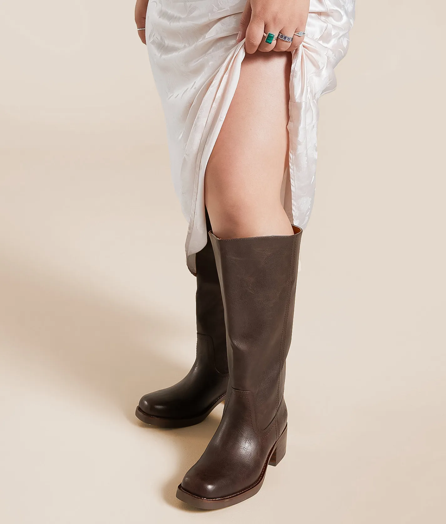 Shoes | Frye and Co. Miranda Wide Calf Boot Dk Brown