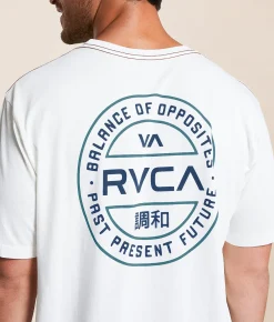 RVCA Fuel Cap T-Shirt Antique White Online