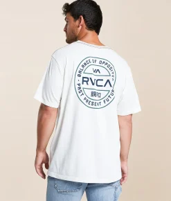 RVCA Fuel Cap T-Shirt Antique White Online