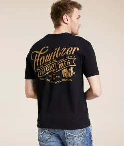 Graphic T-Shirts | Howitzer Full Mass T-Shirt Black