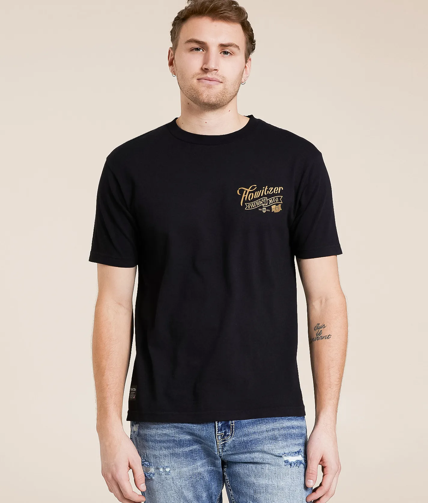 Graphic T-Shirts | Howitzer Full Mass T-Shirt Black