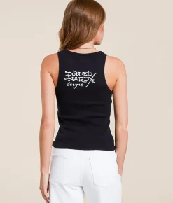 Tops | Ed Hardy Fun Dagger Tank Top Black
