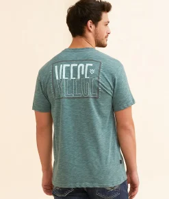 Veece Fun House T-Shirt Silver Pine Scarab