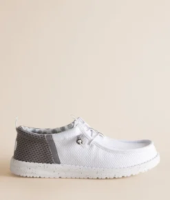 HEYDUDE™ Funk Sphere Shoe White Grey New