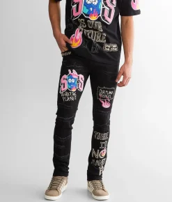 First Row® Future Straight Stretch Jean Black Best
