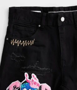 First Row® Future Straight Stretch Jean Black Best