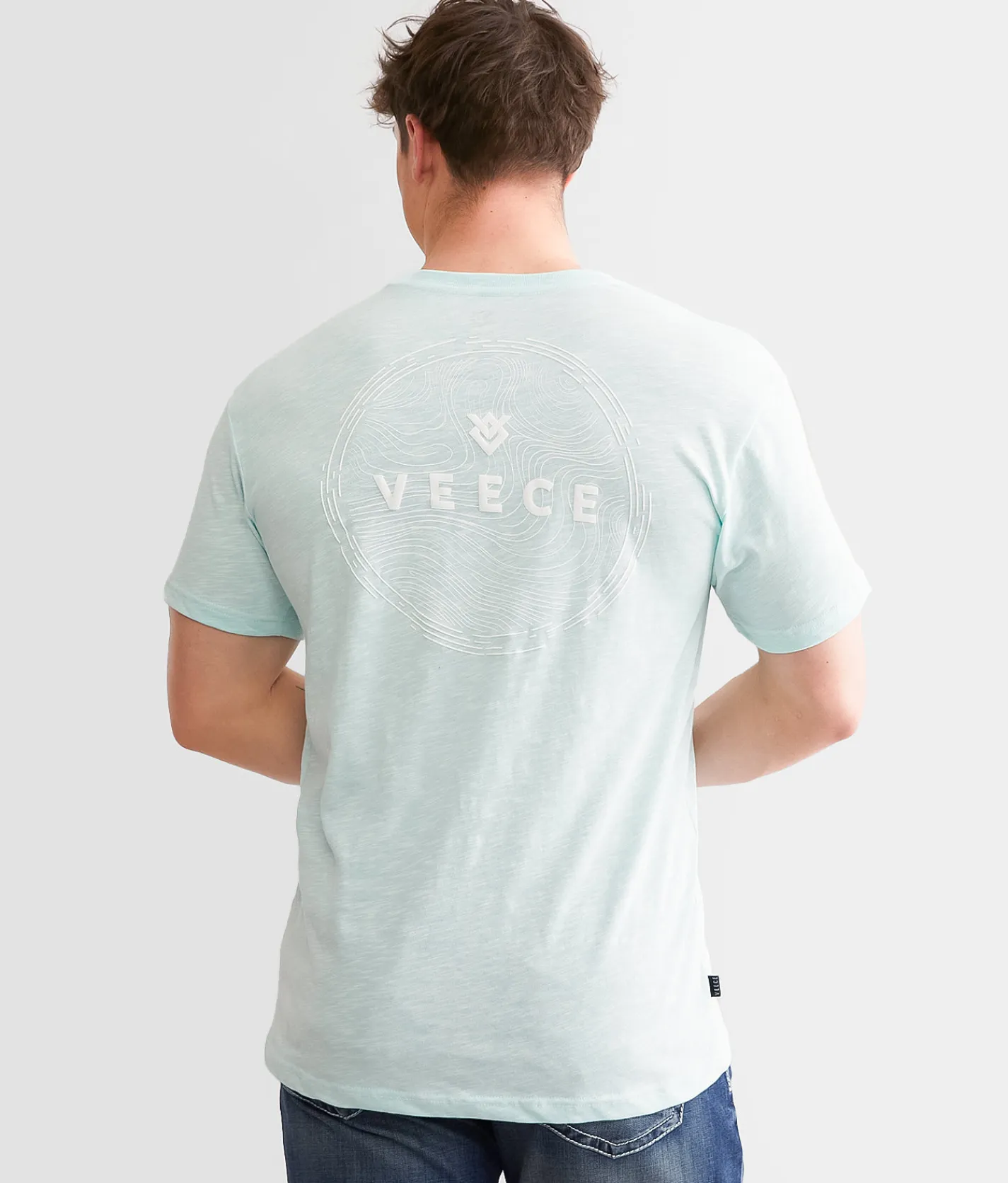 Veece Futurist T-Shirt Blue Tint White Best