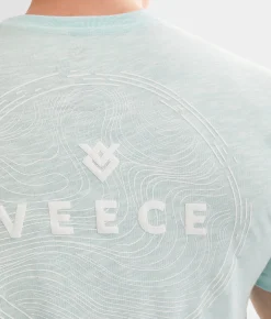 Veece Futurist T-Shirt Blue Tint White Best