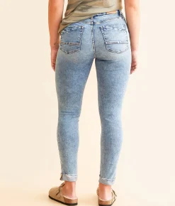 BKE Gabby Ankle Skinny Stretch Cuffed Jean Zinter 2 Best