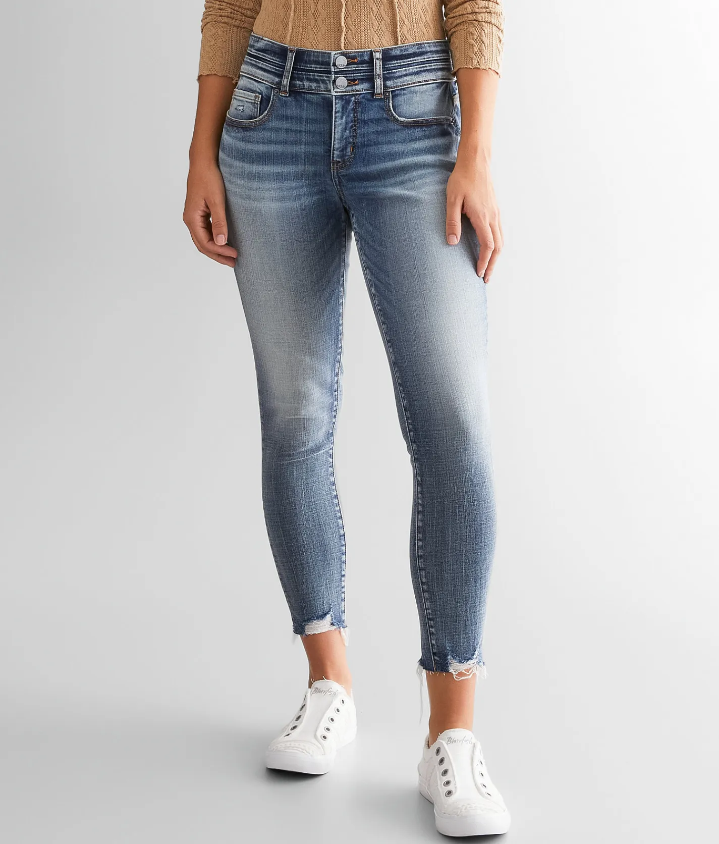 BKE Gabby Ankle Skinny Stretch Jean Sallet New