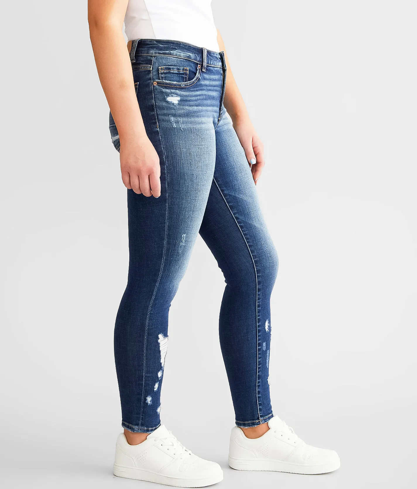 BKE Gabby Ankle Skinny Stretch Jean Vang Outlet