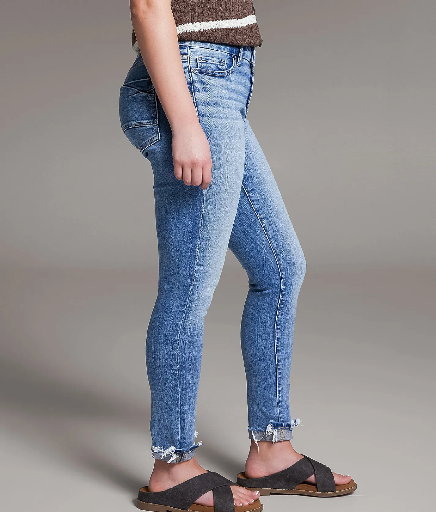 Jeans|Bottoms | BKE Gabby Ankle Skinny Stretch Jean Pomeroy