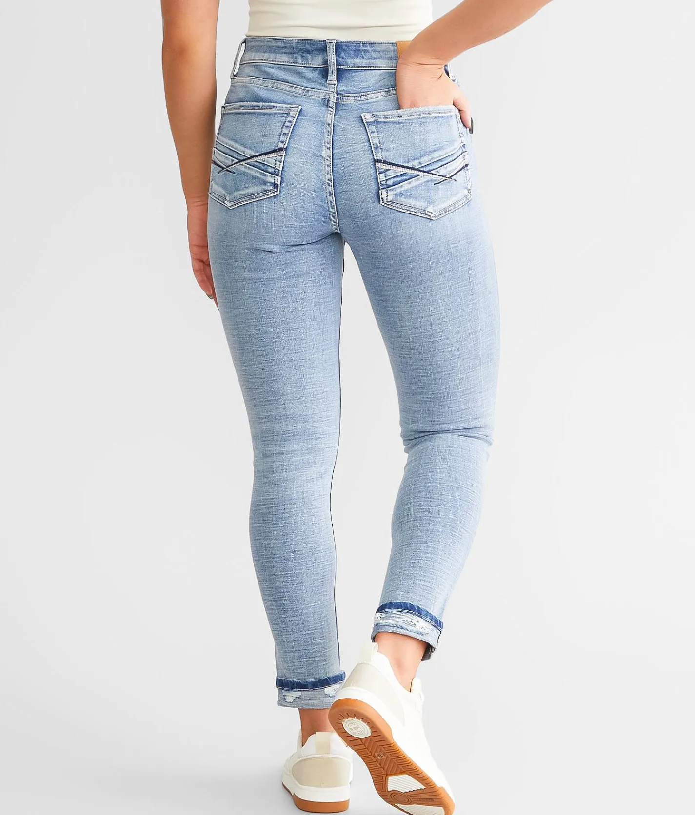 BKE Gabby Ankle Skinny Stretch Jean Gilbert 6 Sale