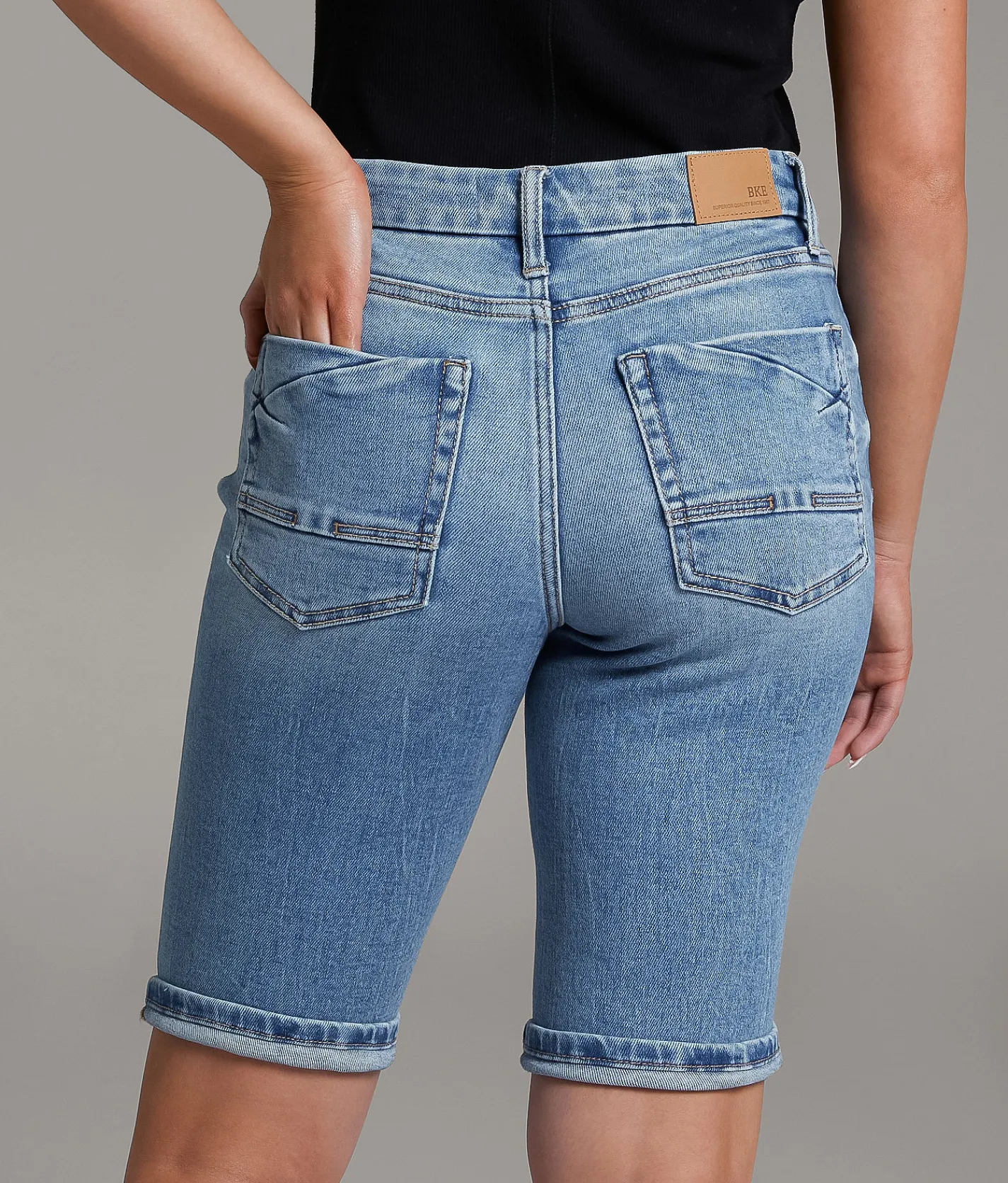 Shorts | BKE Gabby Bermuda Stretch Cuffed Short Kilgore 2